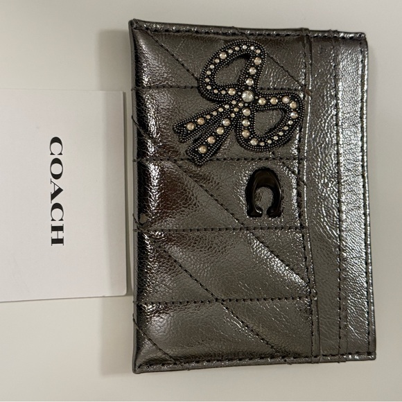 COACH  Metallic Card Holder - Picture 4 of 5